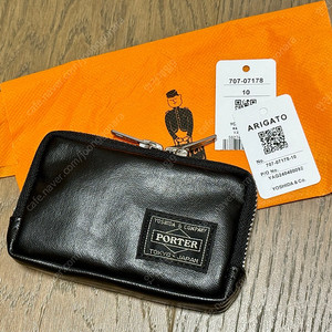 [요시다 포터] 프리스타일 멀티 코인 케이스 (블랙) 새상품 / 707-07178