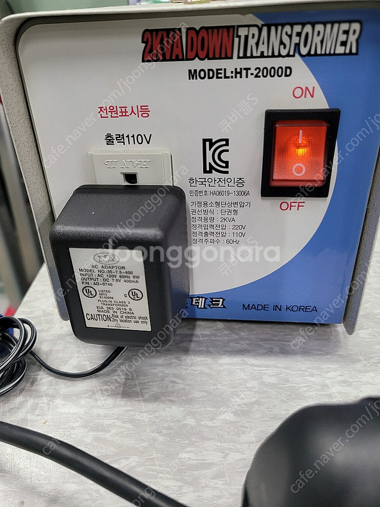 한일테크 다운 트랜스(도란스) 2kva 변압기 220v...--1