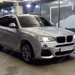 BMW X3 중고 BMW X3 중고차 은색 2016년식 52,555km xDrive 20d M 에어로다이나믹 중고차 할부가능