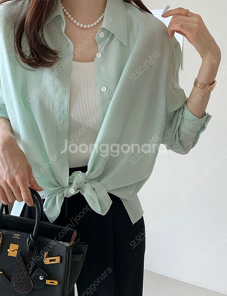 데일리룩 르메르시스루셔츠--0