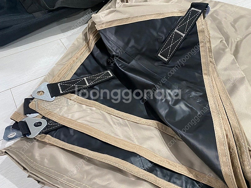 (미사용) 캠플 블랙코팅 타프 팝니다.--3