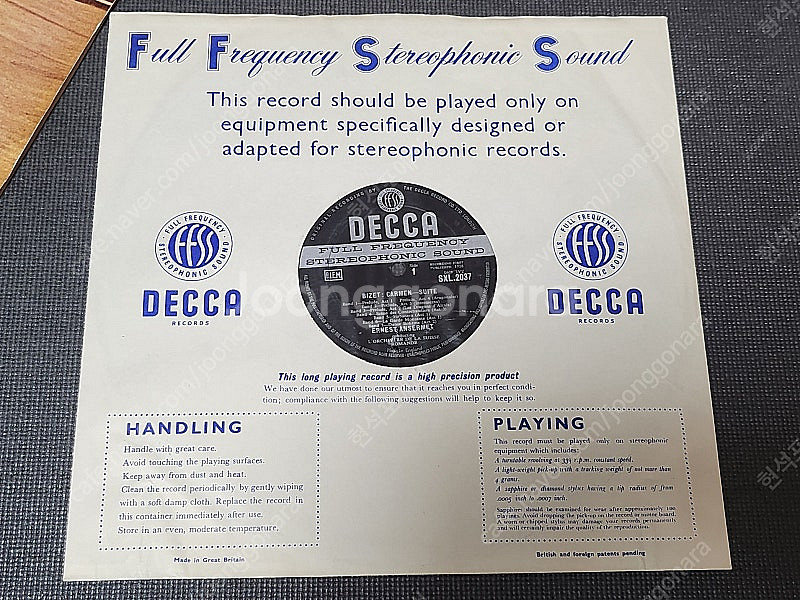 영국 DECCA BIZET 카르멘 ANSERMET 초반...--3
