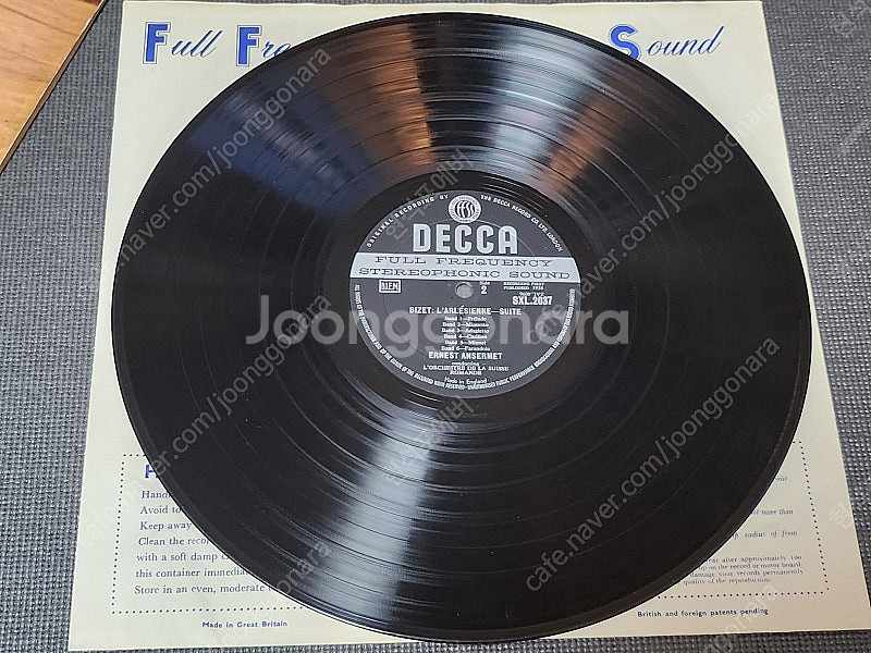 영국 DECCA BIZET 카르멘 ANSERMET 초반...--6