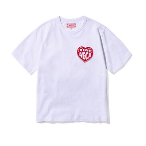 에이카 love half sleeve White XL