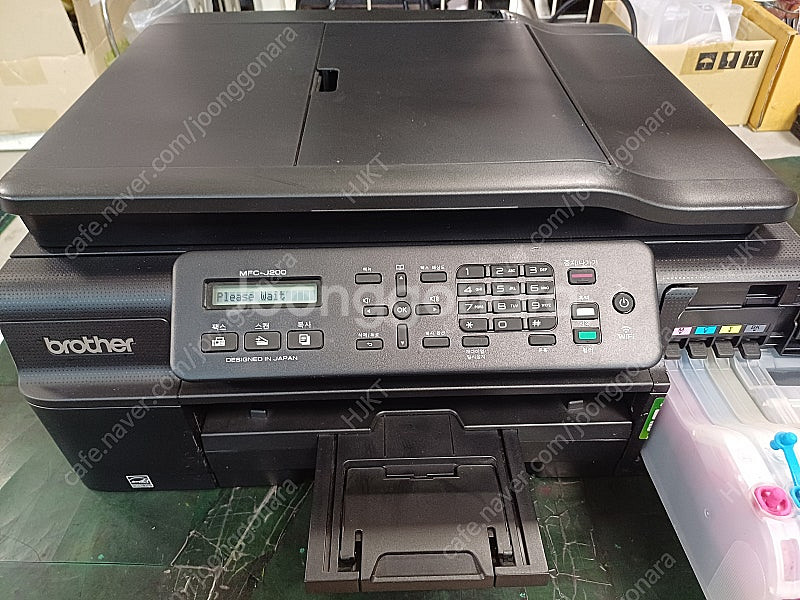 브라더 복합기 MFC-J200 무한잉크 (복사 팩스 스...--0