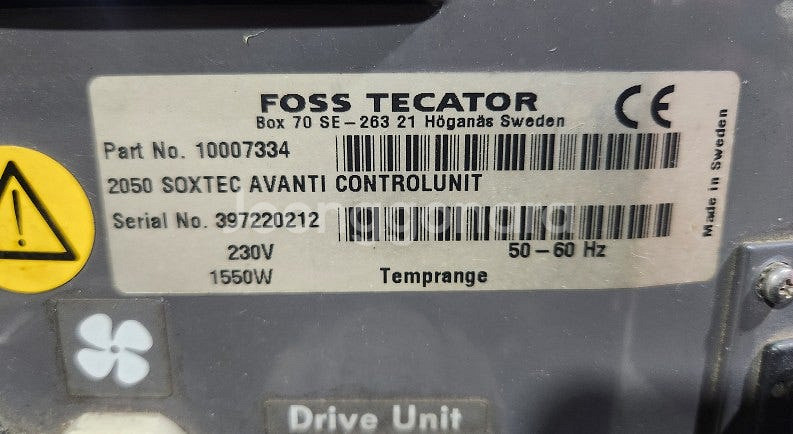 FOSS 2050 SOXTEC AVANTI 조지방추출장...--4