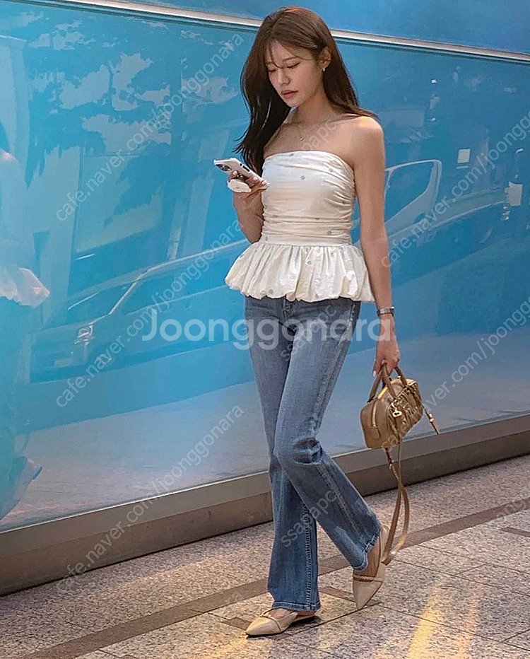 하와(HAWA) 매직아워 데님 미디엄블루 베이직 s /...--1