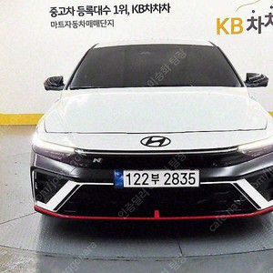 8,848 km 아반떼 중고 더 뉴 아반떼 CN7 2.0 N 중고차싸게사기 흰색