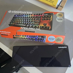 스틸시리즈apex pro tkl gen3 + 루프스킨커버