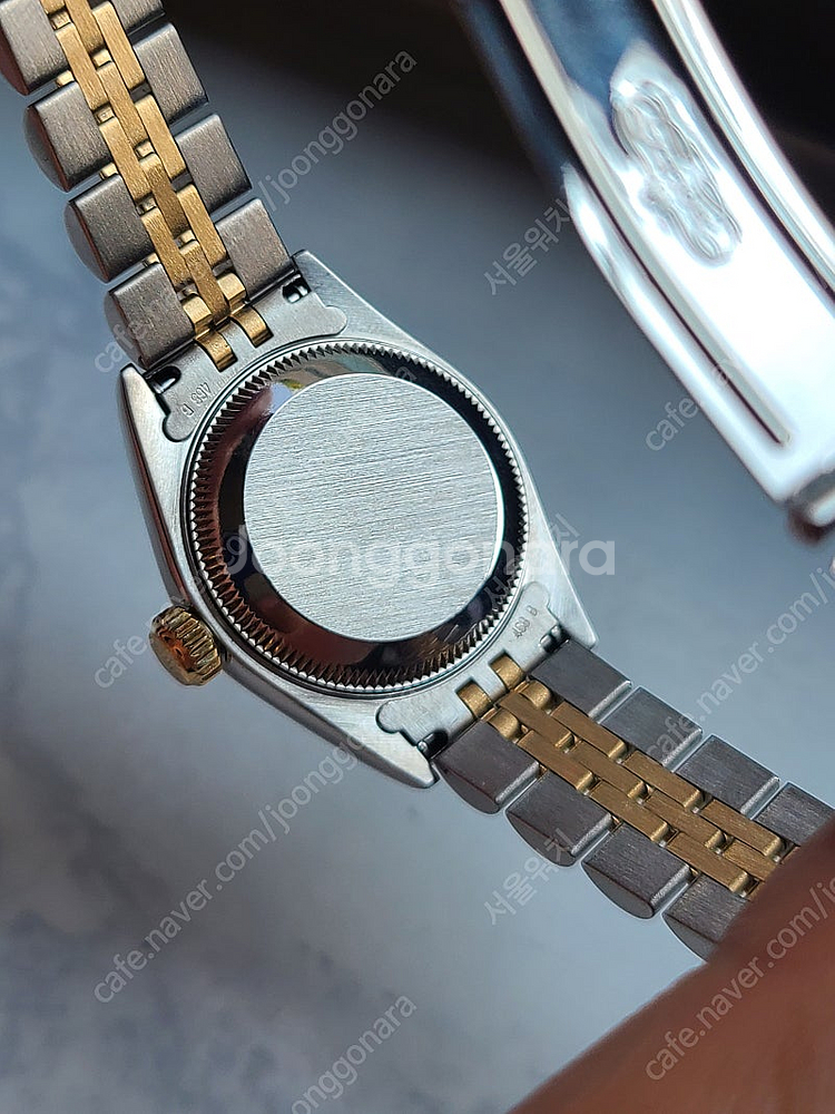 [정품] 롤렉스 여성용 데이저스트 에메랄드 11P 다이아판 18k 콤비 (Rolex Datejust 11P Emer...--3