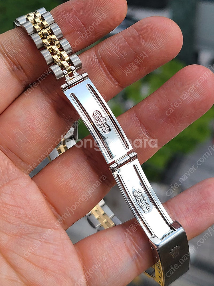 [정품] 롤렉스 여성용 데이저스트 에메랄드 11P 다이아판 18k 콤비 (Rolex Datejust 11P Emer...--7