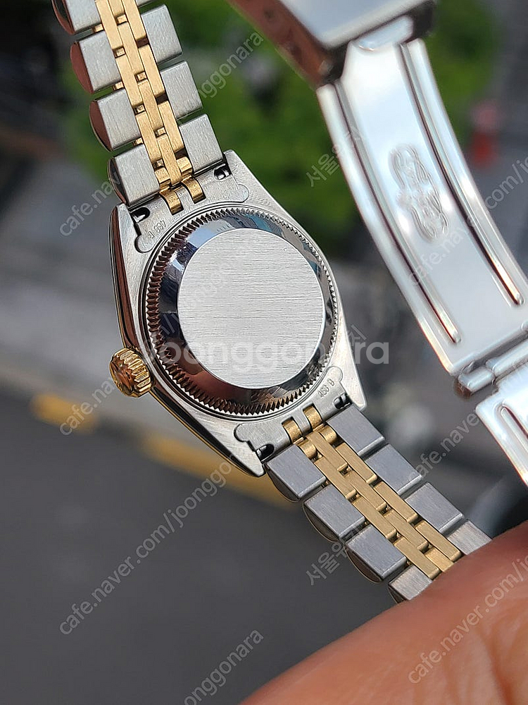 [정품] 롤렉스 여성용 데이저스트 에메랄드 11P 다이아판 18k 콤비 (Rolex Datejust 11P Emer...--9