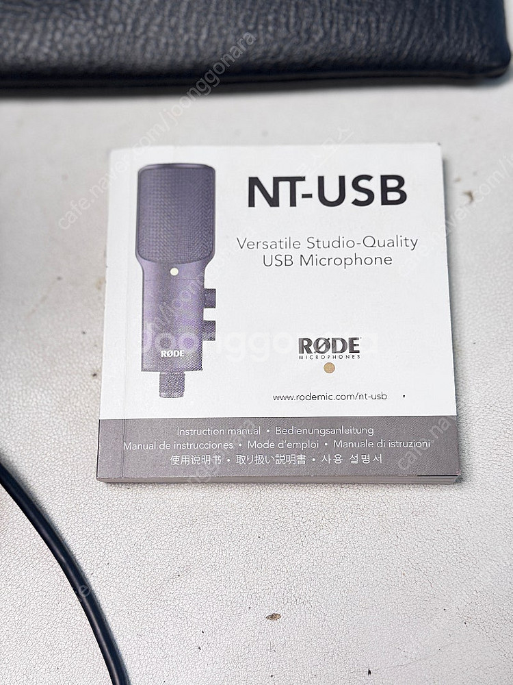 로데 NT-USB 방송용 콘덴서 마이크 신품급 급처가로...--3