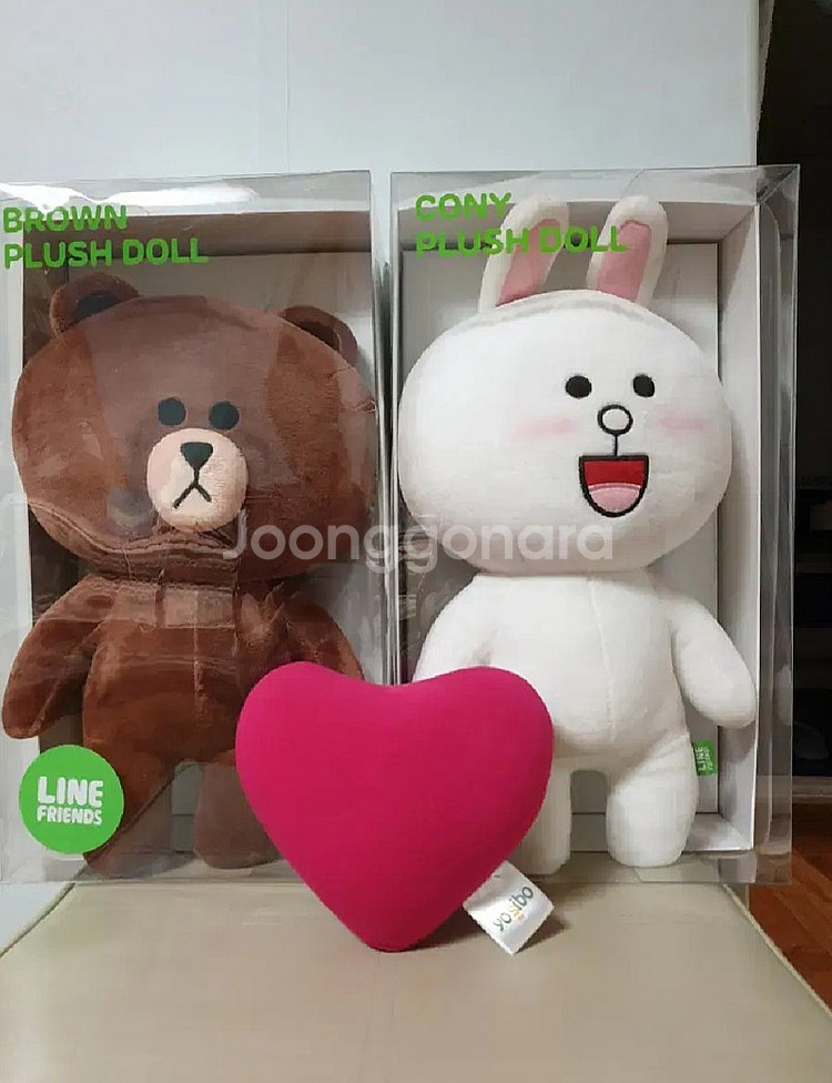 새상품- [정품]라인프렌즈 브라운&코니 시즌3 35cm...--0