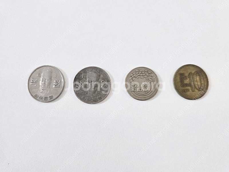 100원(1973년, 1977년), 50원(1973년)...--0