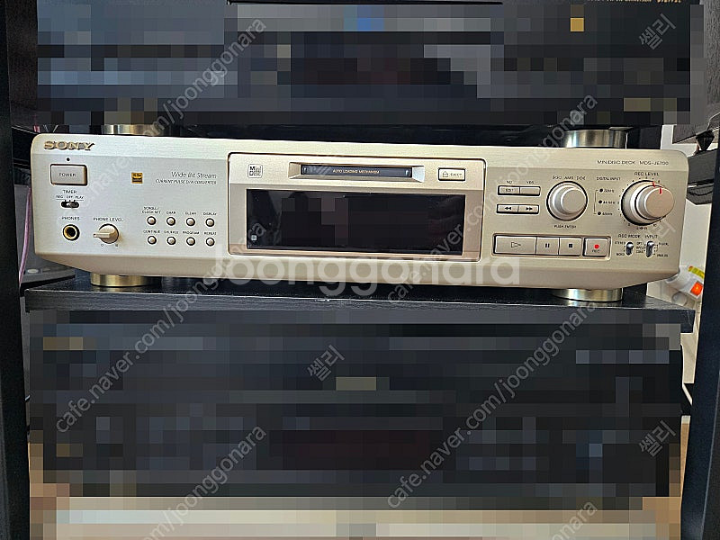 SONY MDS-JE700 MD플레이어, 리모컨 있음--0