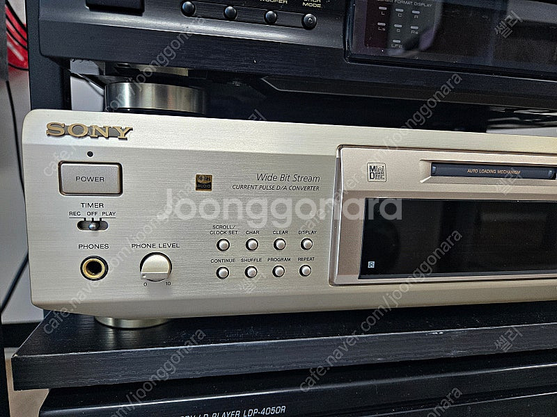 SONY MDS-JE700 MD플레이어, 리모컨 있음--1