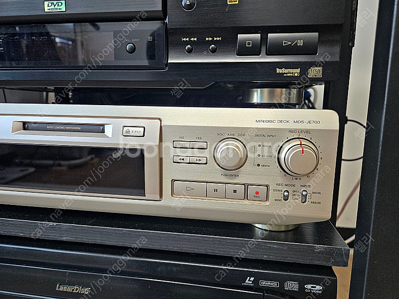 SONY MDS-JE700 MD플레이어, 리모컨 있음--2