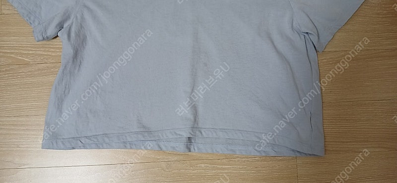 [품절상품] 윤슬샵 하프 반팔 티 셔츠 스카이 블루--4