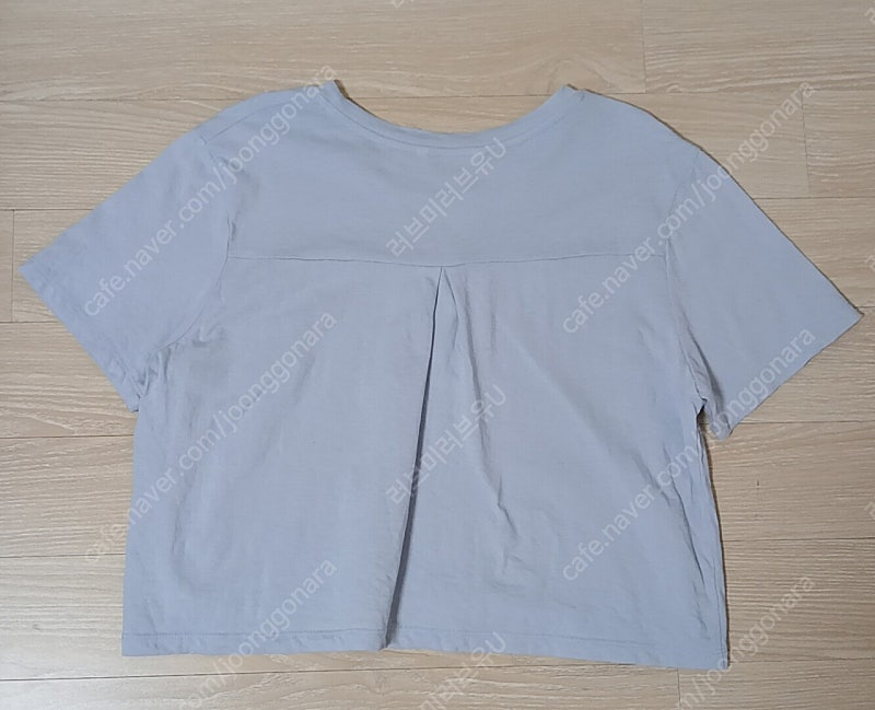 [품절상품] 윤슬샵 하프 반팔 티 셔츠 스카이 블루--5