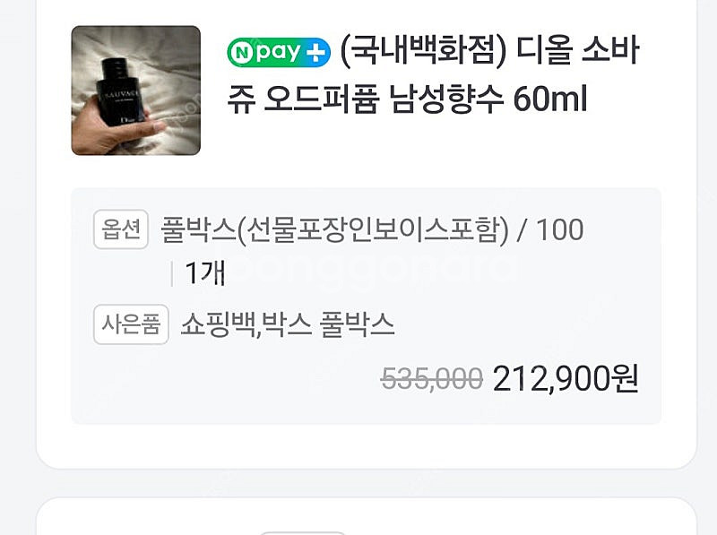 디올소바쥬 남자향수 100ml--2