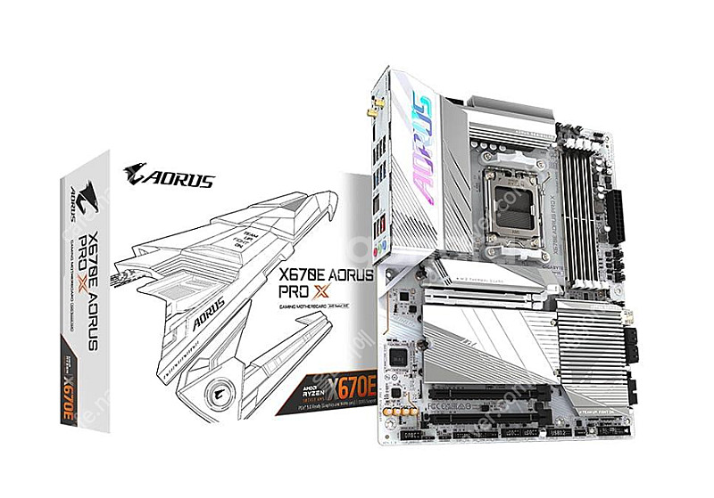 기가바이트 X670E AORUS PRO X AM5--0