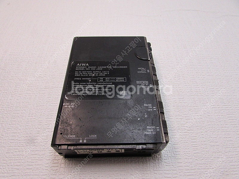 (택포6만원) aiwa hs-j202 부품용카세트 팝니...--4