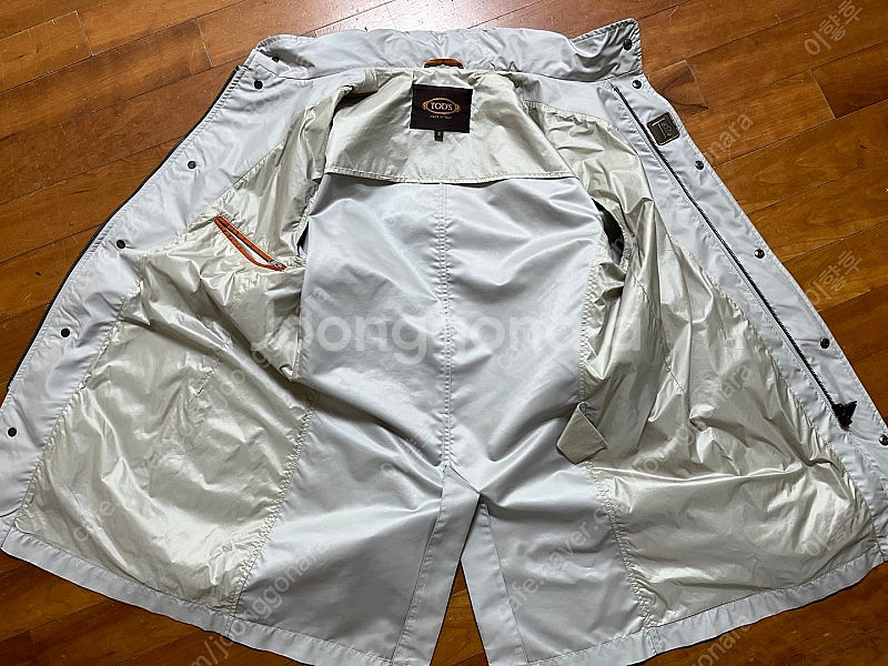 토즈 tod`s 베이지 트렌치 맥코트 95~100사이즈--4