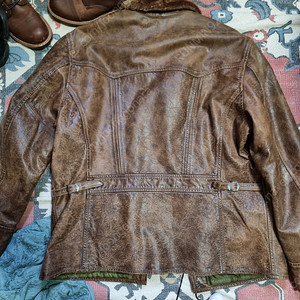 rrl 레더카코트 xl사이즈