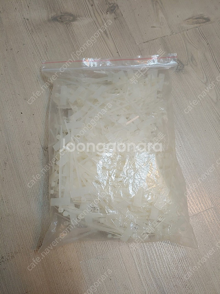 네임텍 케이블타이 한봉지--0
