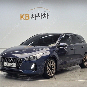 현대 i30 중고 i30 파란색 2018년식 1.6 터보 스포츠 프리미엄 중고자동차
