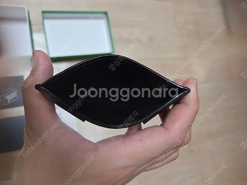 보테가 베네타 카드 케이스 램스킨 & 카프스킨 블랙--5