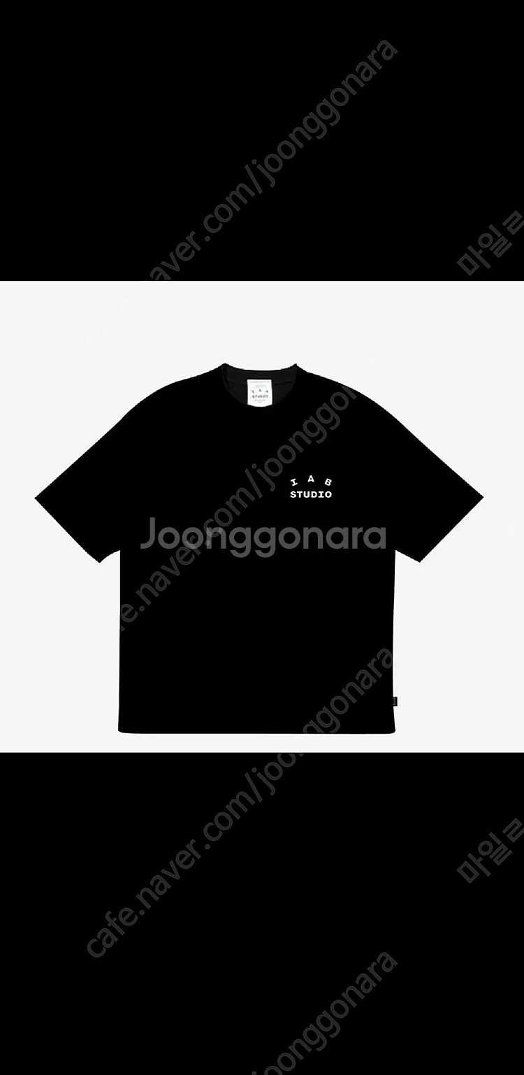 [L,Xl]아이앱 스튜디오 티셔츠 블랙 화이트 미개봉 ...--1