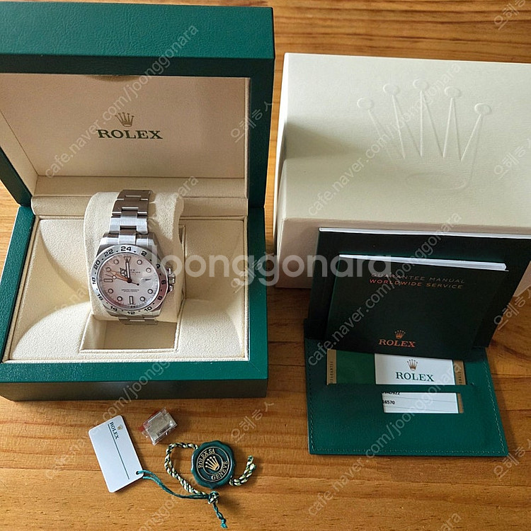 롤렉스 익스플로러2 42mm 화이트 풀셋--0