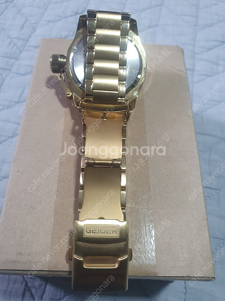 가이거 ge6020bg 메탈 손목시계 입니다--3