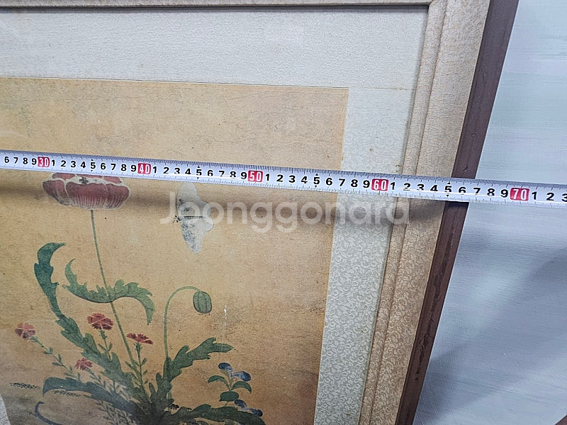 신사임당 초충도 영인본 67x76cm 인테리어소품 엔틱...--5