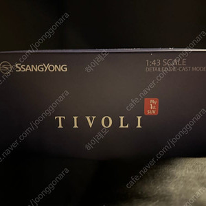 국산미니카 지그마리 쌍용 티볼리 미니카 1:43 모형 미니어처 다이캐스트 팝니다. 이미지