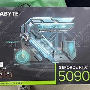 (미개봉) GIGABYTE rtx5090 gaming oc d7 32gb 제이씨현 기가바이트