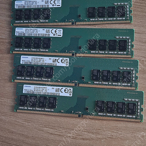 삼성 DDR4 램 8GB 21300 4개 팔아요