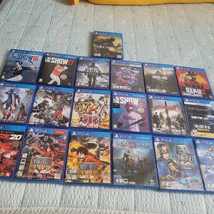 ps4 듀얼쇼크 플스4 저스트댄스 진삼국무쌍7 바이오하자드 전국바사라 스나이퍼 고스트워리어3 gta5 레더리2 원피스 해적무쌍 더쇼 위닝 라오어2 갓오브워