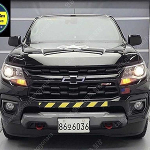 38,911 km 쉐보레 콜로라도 중고 픽업트럭 중고 3.6 Z71-X 미드나잇 4WD 중고자동차 24시간 상담 검정색