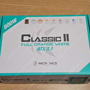 마이크로닉스 클래식2 800w 화이트 파워 서플라이