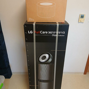 LG 퓨리케어 360° 공기청정기 α 오브제 AS352NGHA (AS352NG1A) + V펫 필터 2개