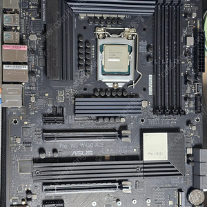 xeon w-1290e(10코어/20쓰레드) + Asus pro ws w480-ace 메인보드