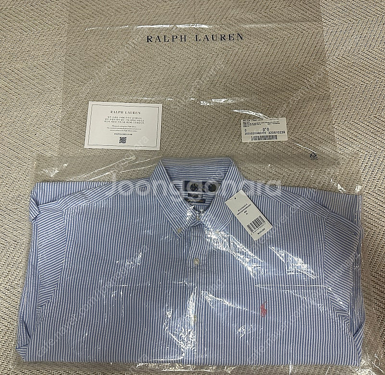 폴로/25ss 클래식핏 시어서커 셔츠/XL--2
