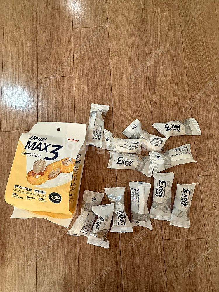 새상품 덴티맥스 3 총 22봉(44알) 강아지 덴탈 간...--0