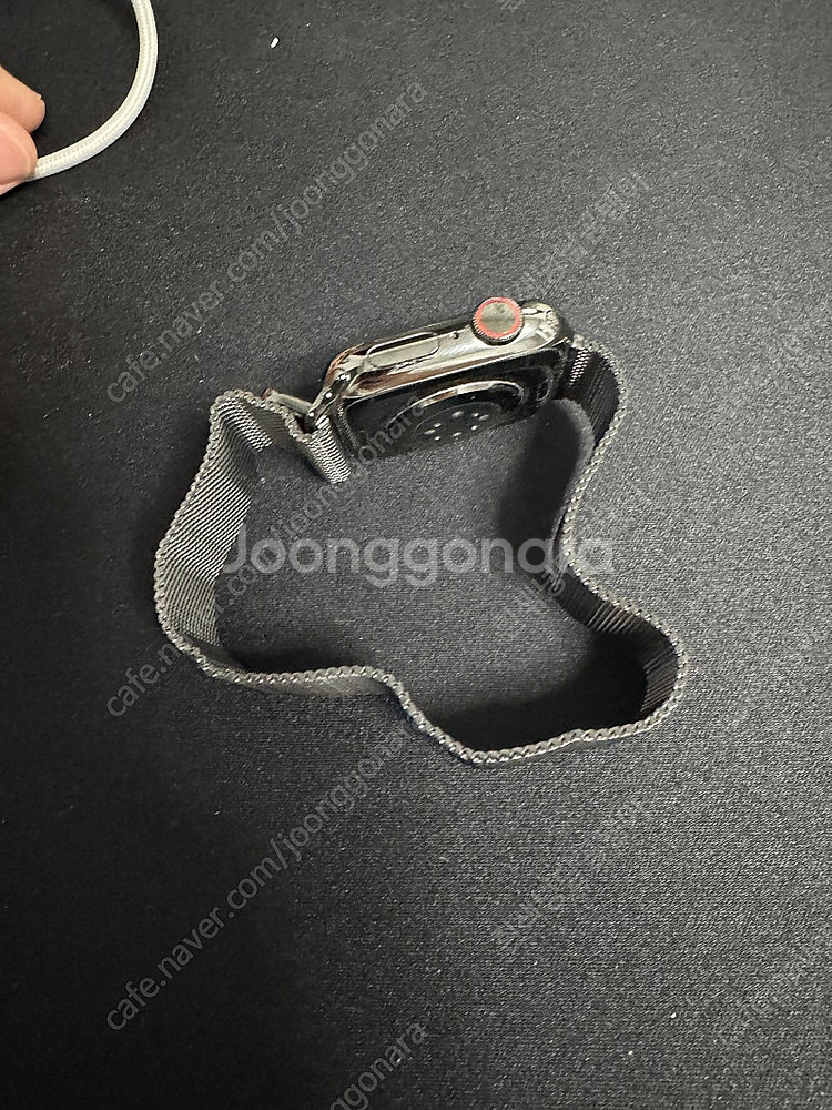 애플워치 9 41mm 스테인리스 스틸 그라파이트 + 정...--1