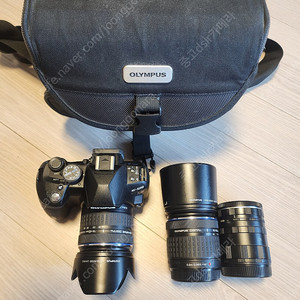 니콘 d3100 18-55mm 셋트 / 올림푸스 e-520 14-42mm 40-150mm 셋트 판매합니다.