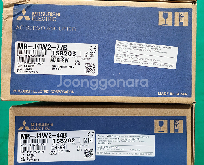 서보 판매합니다. (MR-J4W2-77B, MR-J4W...--0