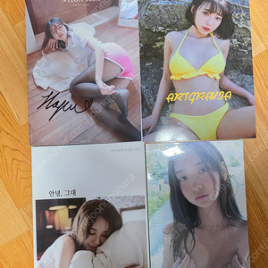 사진집 4권 팝니다.( 강인경, 신재은, 나리땽, 정유정)